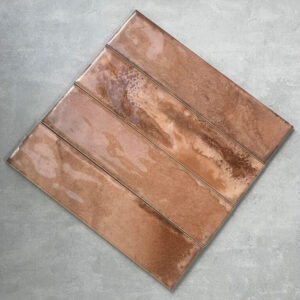 Gạch Thẻ Vân Xi Măng Nâu 7.5×30 Men Bóng Gợn M7532P11