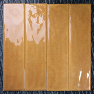 Gạch Thẻ Vân Xi Măng Vàng 7.5×30 Nhập Khẩu M7532P8 Men Bóng Gợn