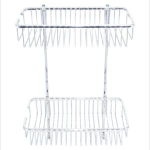 Rổ Inox 2 tầng cao cấp Hoàng Thiện HT 3189