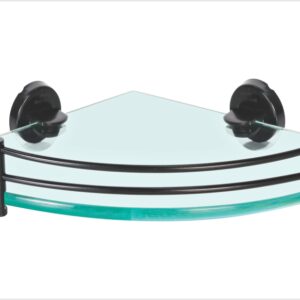 Kệ kính góc mạ đen cao cấp HT 4036