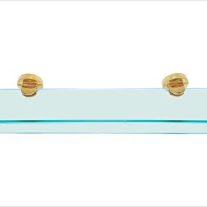 Kệ kính cong mạ vàng PVD cao cấp HT 5035