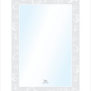 Gương soi bo góc hoa văn Hoàng Thiện HT 9959