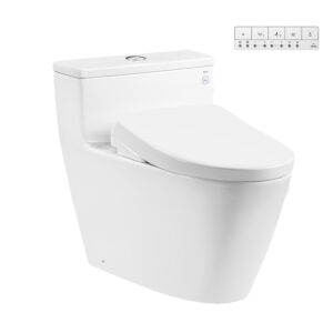 Bồn cầu 1 khối kèm nắp rửa điện tử WASHLET dòng S7 - TCF47360GAA MS625CDW23 cao cấp, chính hãng | TOTO