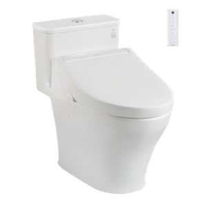 Bồn cầu một khối kèm nắp rửa điện tử WASHLET dòng C5 - TCF24460AAA MS857CDW15 cao cấp, chính hãng | TOTO