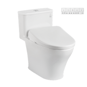Bồn cầu một khối kèm nắp rửa điện tử WASHLET dòng S7 - TCF47360GAA MS857CDW23 cao cấp, chính hãng | TOTO