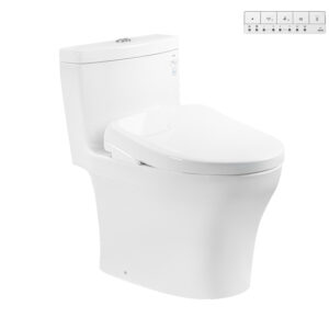Bồn cầu 1 khối kèm nắp rửa điện tử WASHLET dòng S7 - TCF47360GAA MS889CDRW23 cao cấp, chính hãng | TOTO