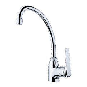 IN 912 SINGLE LEVER KITCHEN TAP WITH HIGH SPOUT AND ANTI-SCALE AREATOR