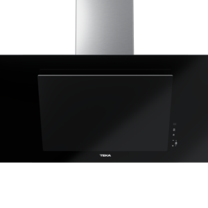 DVT PRO 98660 TBS BK 90CM VERTICAL DECORATIVE HOOD IN FULL GLASS DESIGN AND FRESHAIR FUNCTION