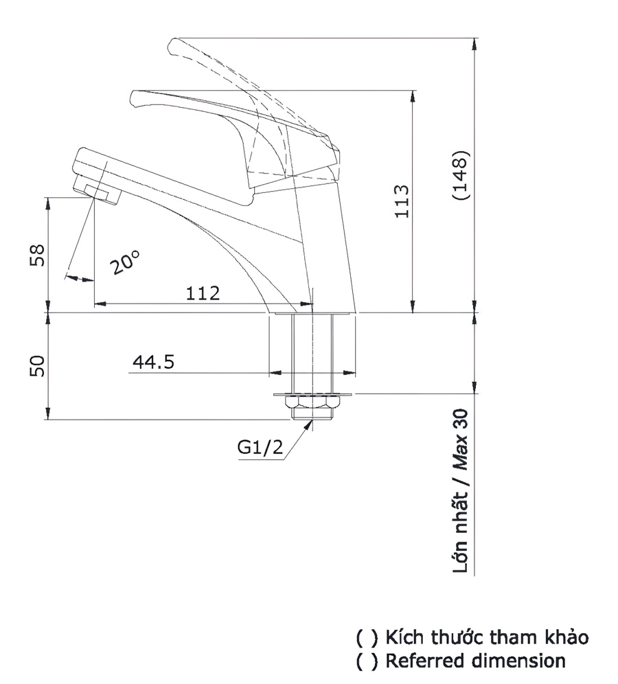 Vòi Lavabo rửa mặt lạnh TOTO DONNA TX109LD TX109LD cao cấp, chính hãng - Ảnh 3