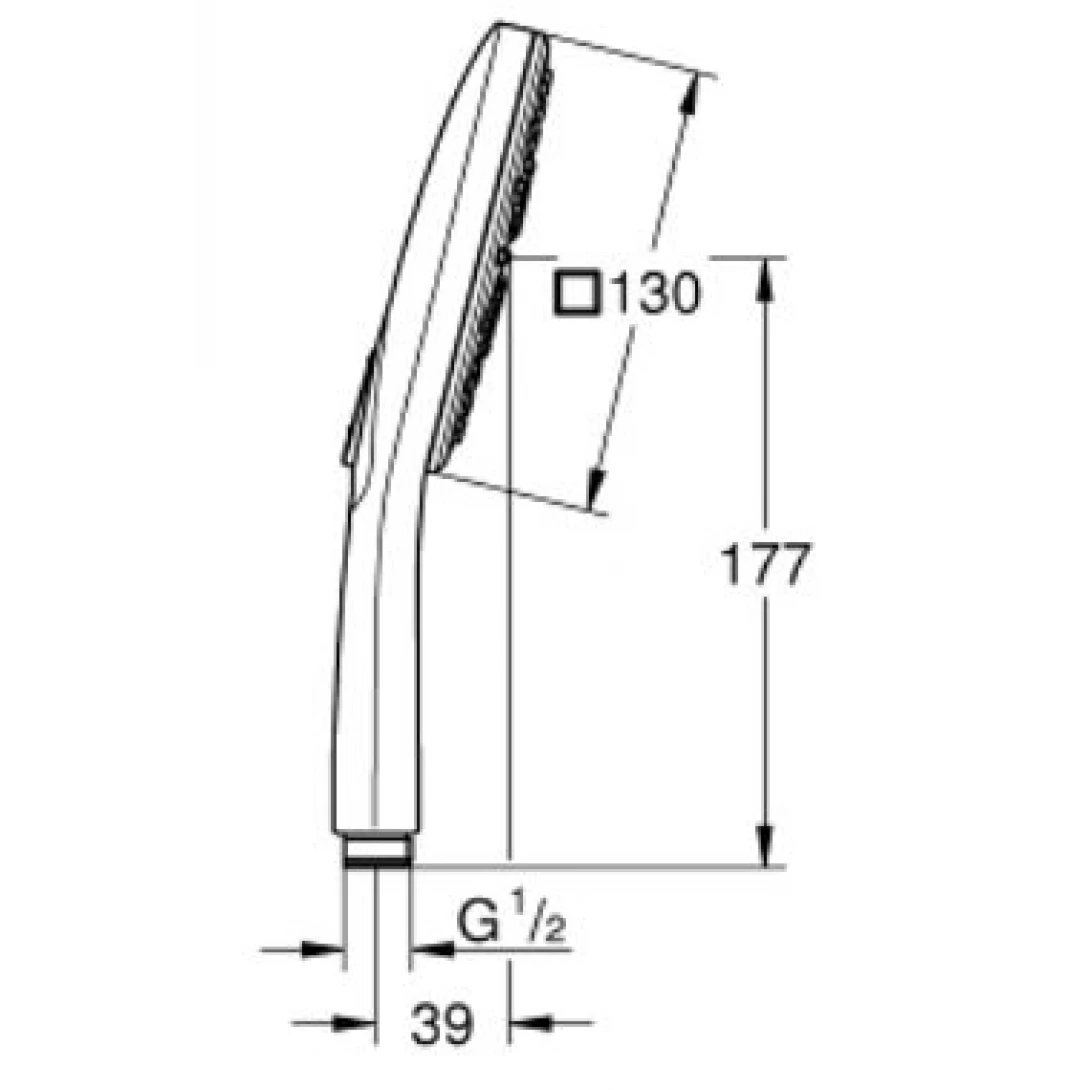 Tay Sen Grohe 26550000 RSH SmartActive CUBE 130 - Ảnh 4