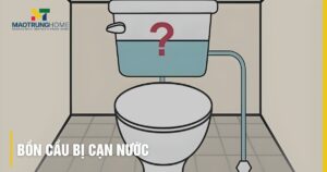 Bồn cầu bị cạn nước: Phân biệt nguyên nhân và cách khắc phục