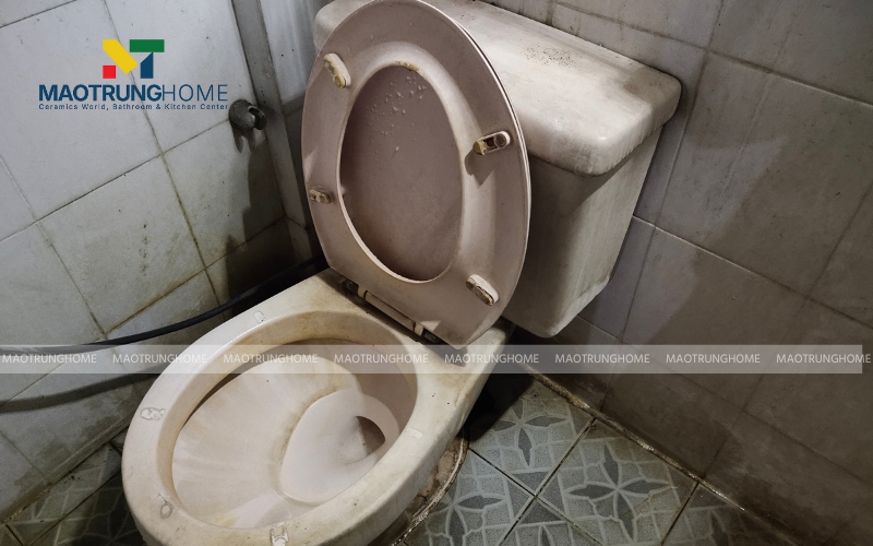 Mực nước đọng trong lòng bồn cầu nếu quá ít sẽ gây hôi 