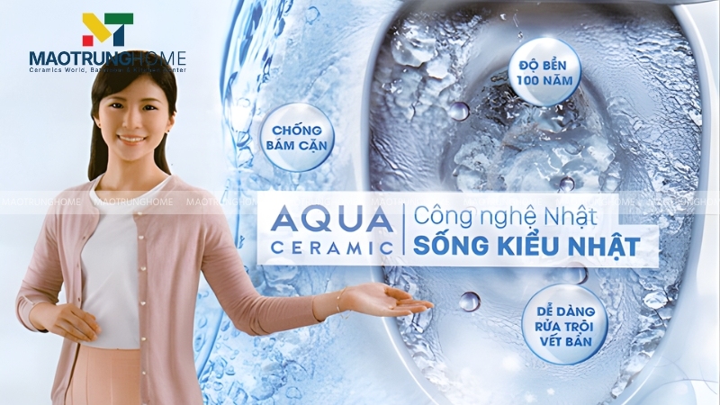 Công nghệ Aqua Ceramic vượt trội của INAX