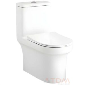 Bồn Cầu Cotto C11002HOS (CHARM) Một Khối Xả Nhấn