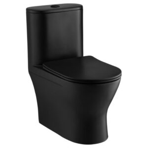 Bồn Cầu COTTO C11007 MBK 1 Khối Xả Nhấn Màu Đen