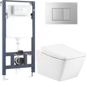 Bồn Cầu Cotto SC19337(F) Treo Tường Thoát Ngang