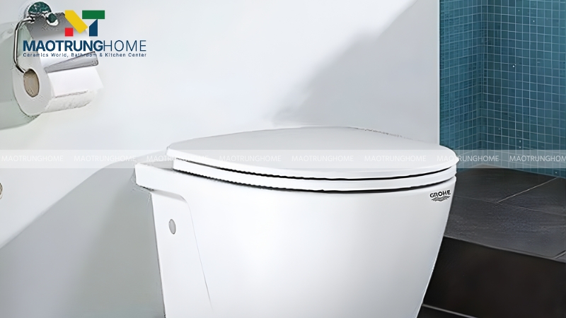 Bồn cầu treo tường, GROHE EUROCOSMO – 39296000 với thiết kế tinh gọn