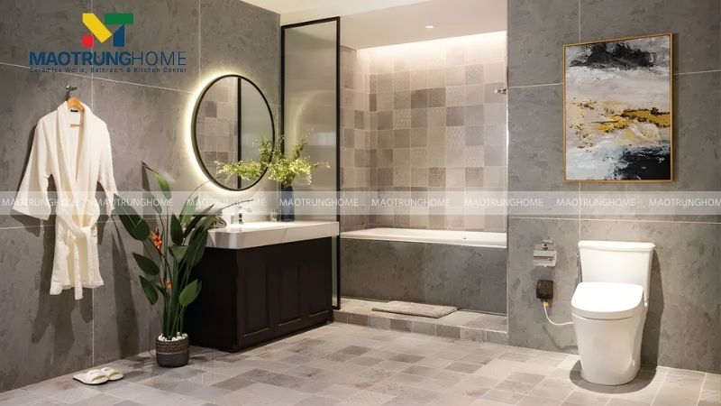 Mẫu phong cách phòng tắm hiện đại