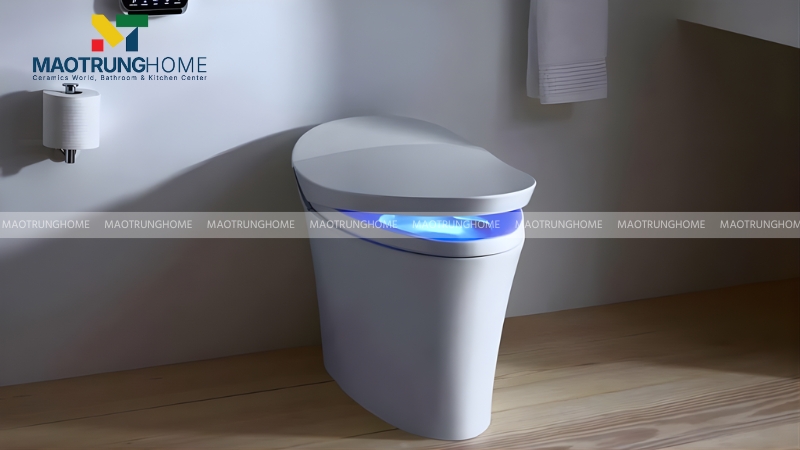 Bồn cầu thông minh tích hợp công nghệ để tự động hóa các chức năng