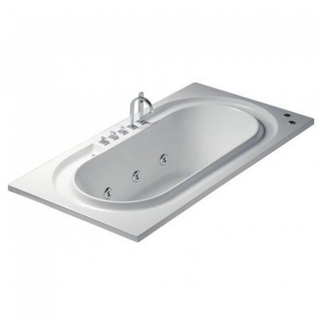 Bồn Tắm Xây Caesar MT212S Massage Hơi 2 Mét - Ảnh 2