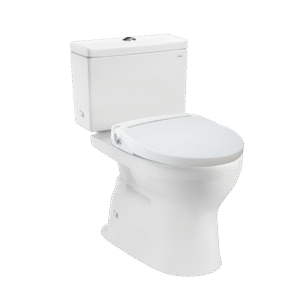 Bồn cầu hai khối kèm nắp rửa ECOWASHER TCW07S CS302DE2 cao cấp, chính hãng | TOTO