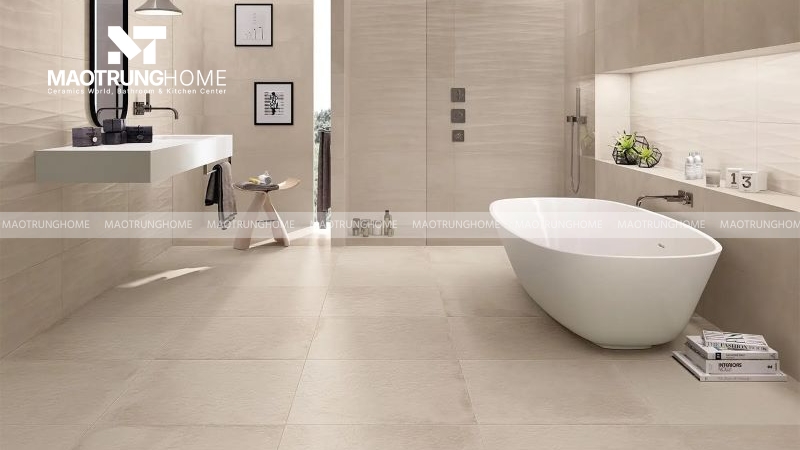 Gạch lát nền nhà tắm, nhà vệ sinh an toàn tuyệt đối