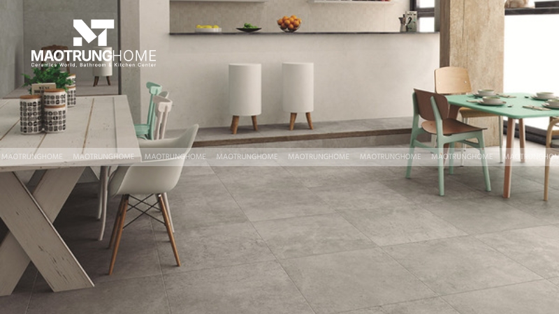 Gạch lát nền vân xi măng