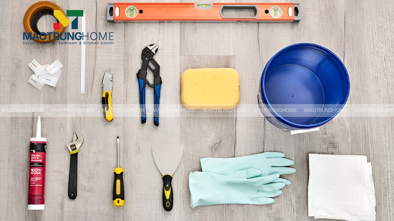 Chuẩn bị dụng cụ trước khi lắp đặt