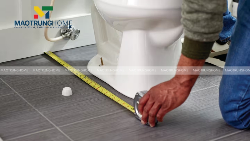 Đo đạc và xác định vị trí tâm xả