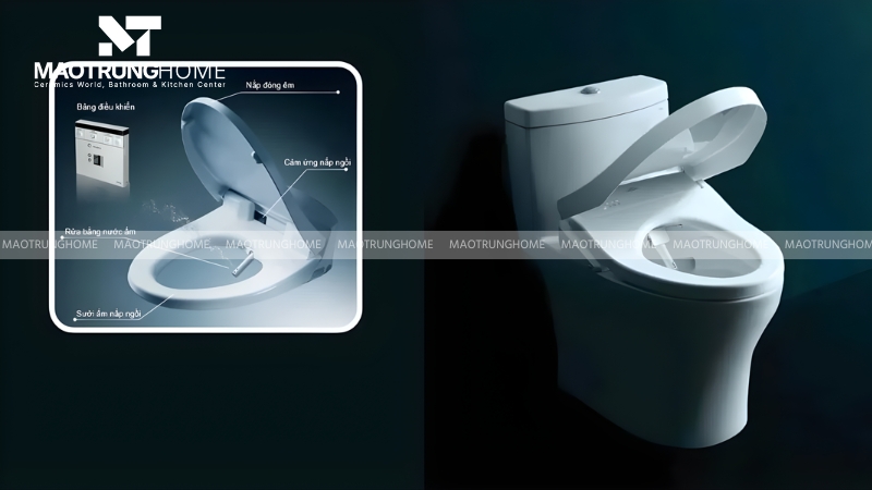 Bạn cần nắm rõ cấu tạo nắp rửa điện tử thông minh để lắp ráp chính xác