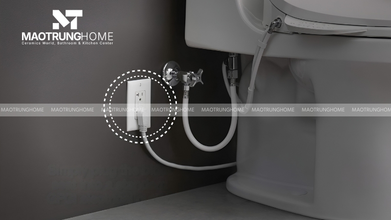 Cách lắp nắp rửa cơ