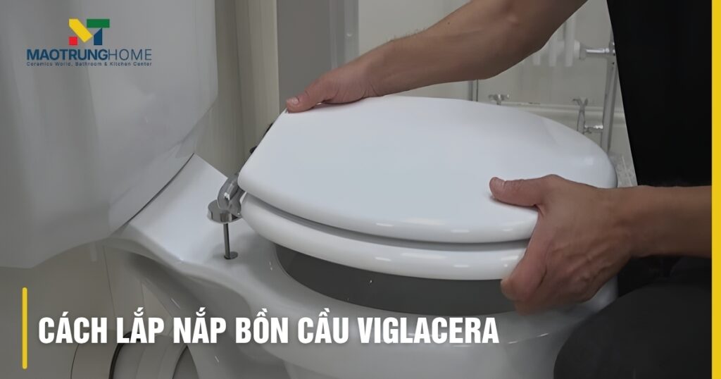 Cách lắp nắp bồn cầu Viglacera: Hướng dẫn tự thay, chọn đúng loại