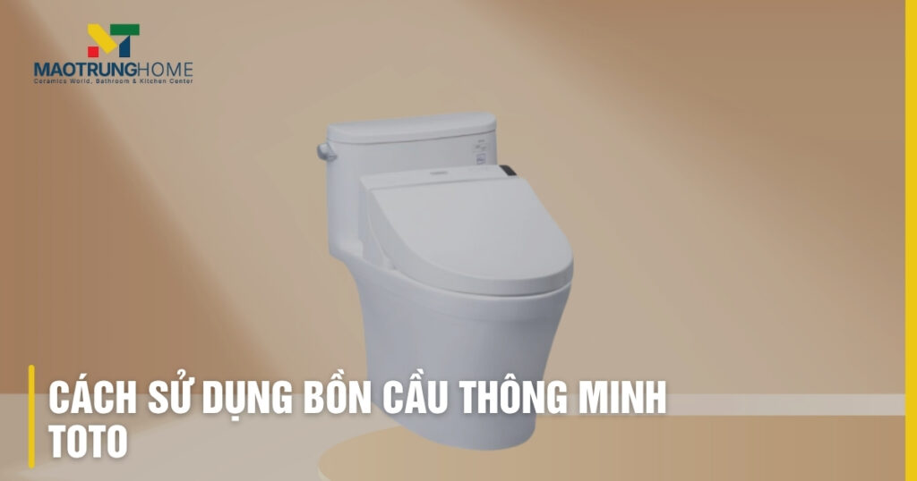 Cách sử dụng bồn cầu thông minh TOTO: Làm chủ mọi chức năng