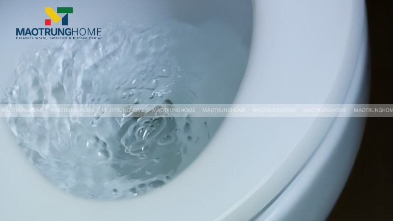 Nước rò rỉ vào lòng bồn cầu có thể do gioăng cao su bị mòn