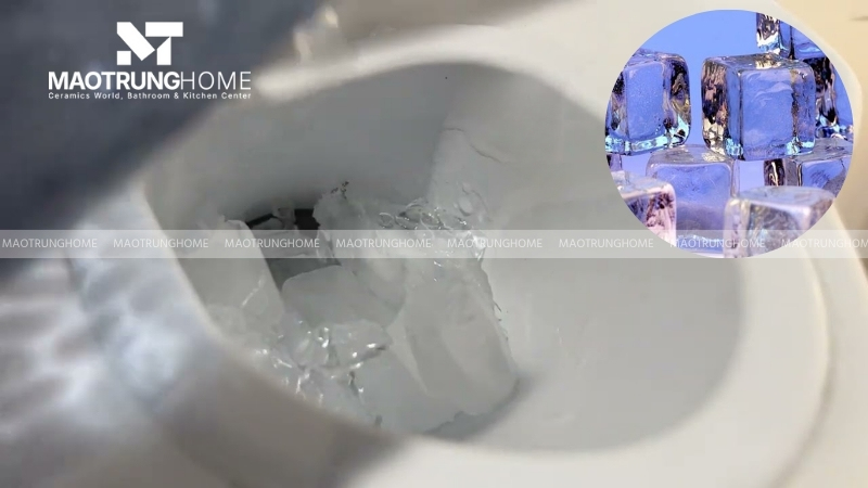 Sử dụng đá viên lạnh