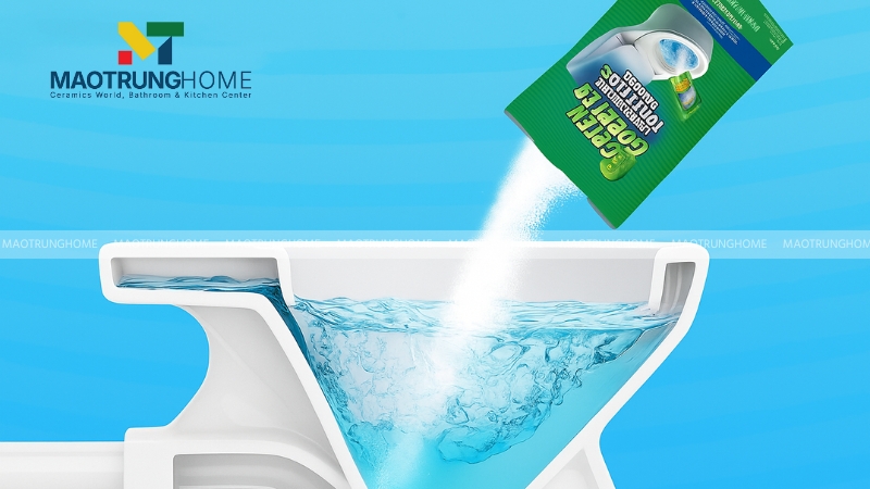 Sử dụng bột hoặc nước thông cống