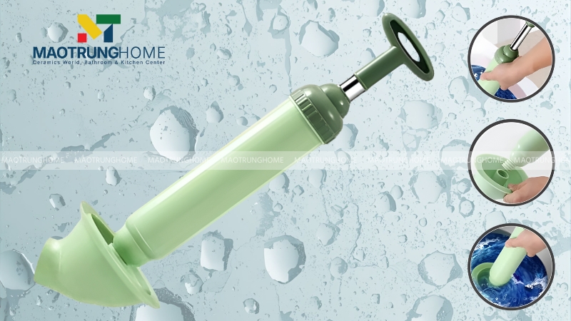 Sử dụng pittong cao su