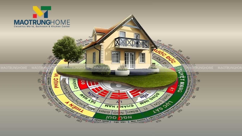 Bước 3: Áp dụng nguyên tắc Tọa hung hướng cát