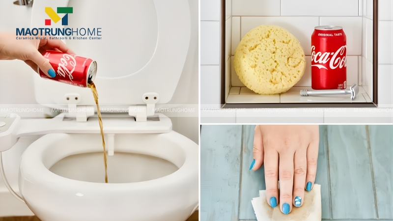 Chanh tươi hoặc coca cola có thể khử mùi và làm sáng