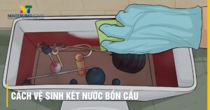 Cách vệ sinh két nước bồn cầu: 5 bước đơn giản tại nhà, sạch khuẩn