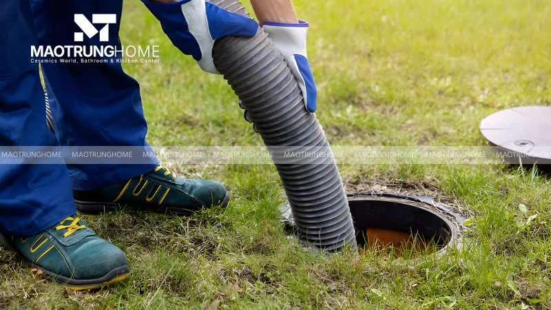 Phương pháp 5: Gọi dịch vụ hút hầm cầu chuyên nghiệp