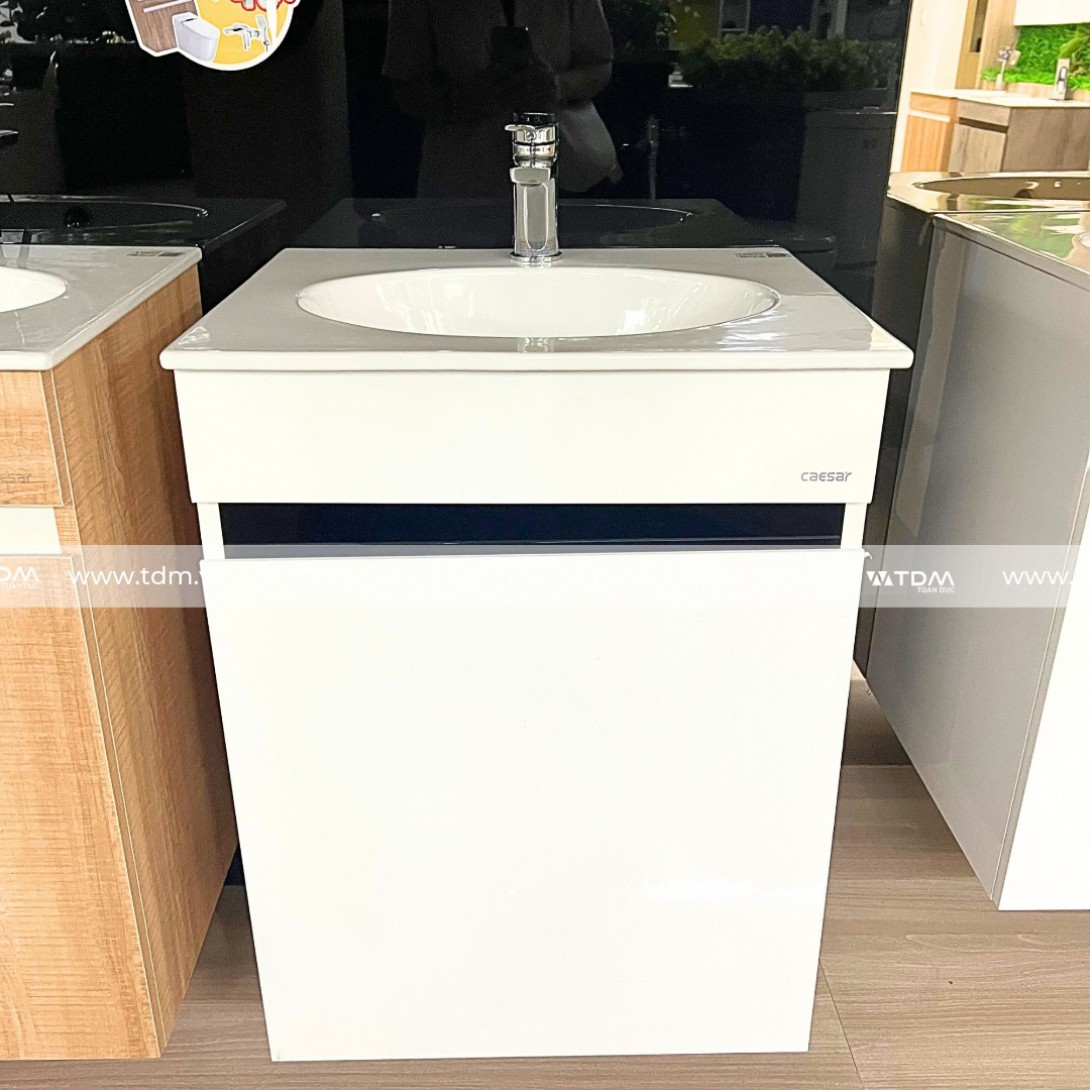 Bộ Tủ Lavabo Treo Caesar L5022/EH15022AV Màu Trắng - Ảnh 4