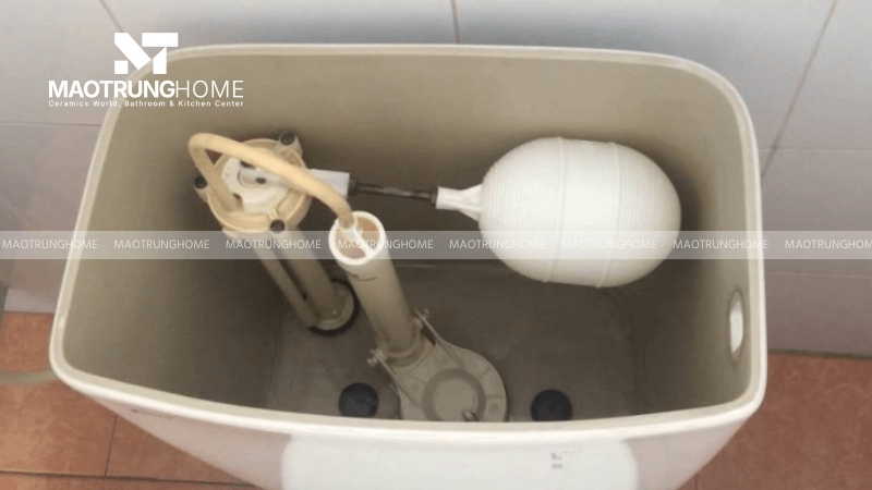 Chi tiết cấu tạo két nước bồn cầu Viglacera