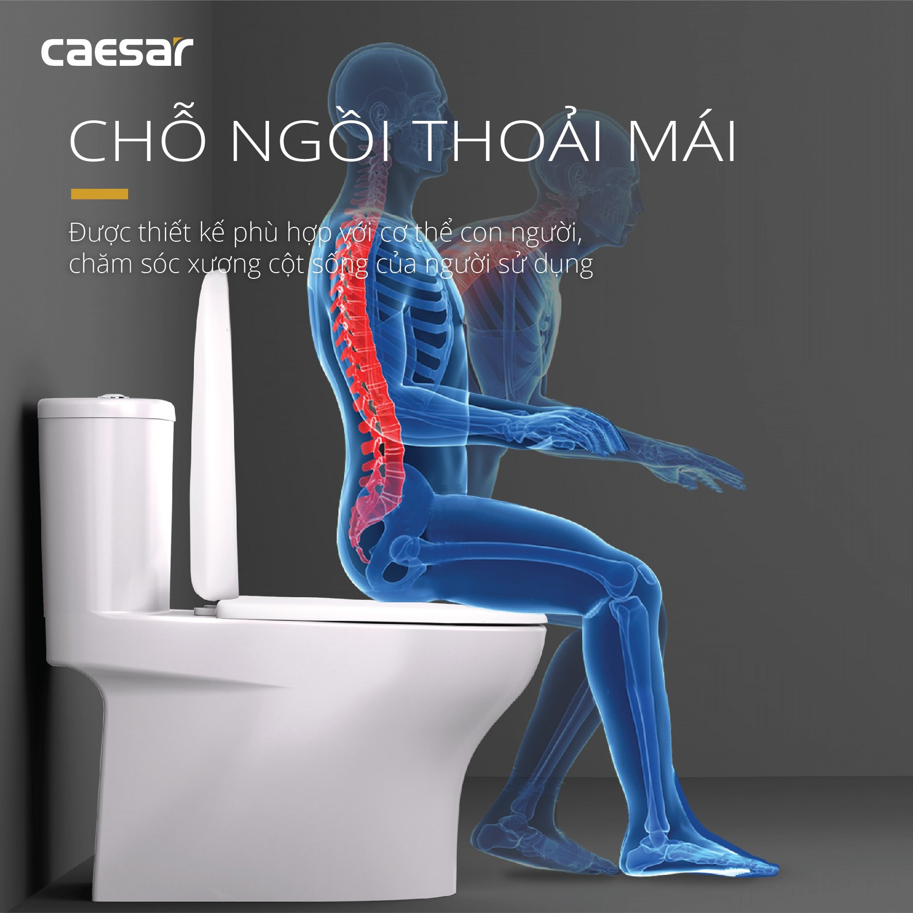 Bồn Cầu Một Khối Nắp Êm - CD1394 - Ảnh 8