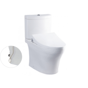 Bồn cầu hai khối, nắp đóng êm kèm vòi rửa nước lạnh TCW1211A CS769DRE4 cao cấp, chính hãng | TOTO