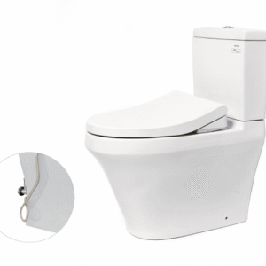 Bồn cầu hai khối, nắp đóng êm kèm vòi rửa nước lạnh TCW1211A CS948DE4 cao cấp, chính hãng | TOTO