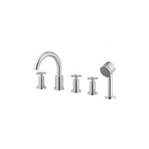 Bộ vòi xả bồn tắm COTTO CT248C16S41 5 lỗ nóng lạnh xây bệ Anthony