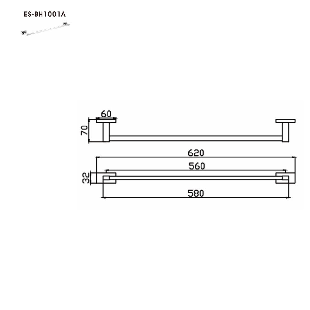 Thanh treo khăn Esslinger ES-BH1001 - Ảnh 3