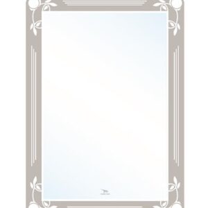 Gương bo góc mài lõm hoa văn Hoàng Thiện HT 9941