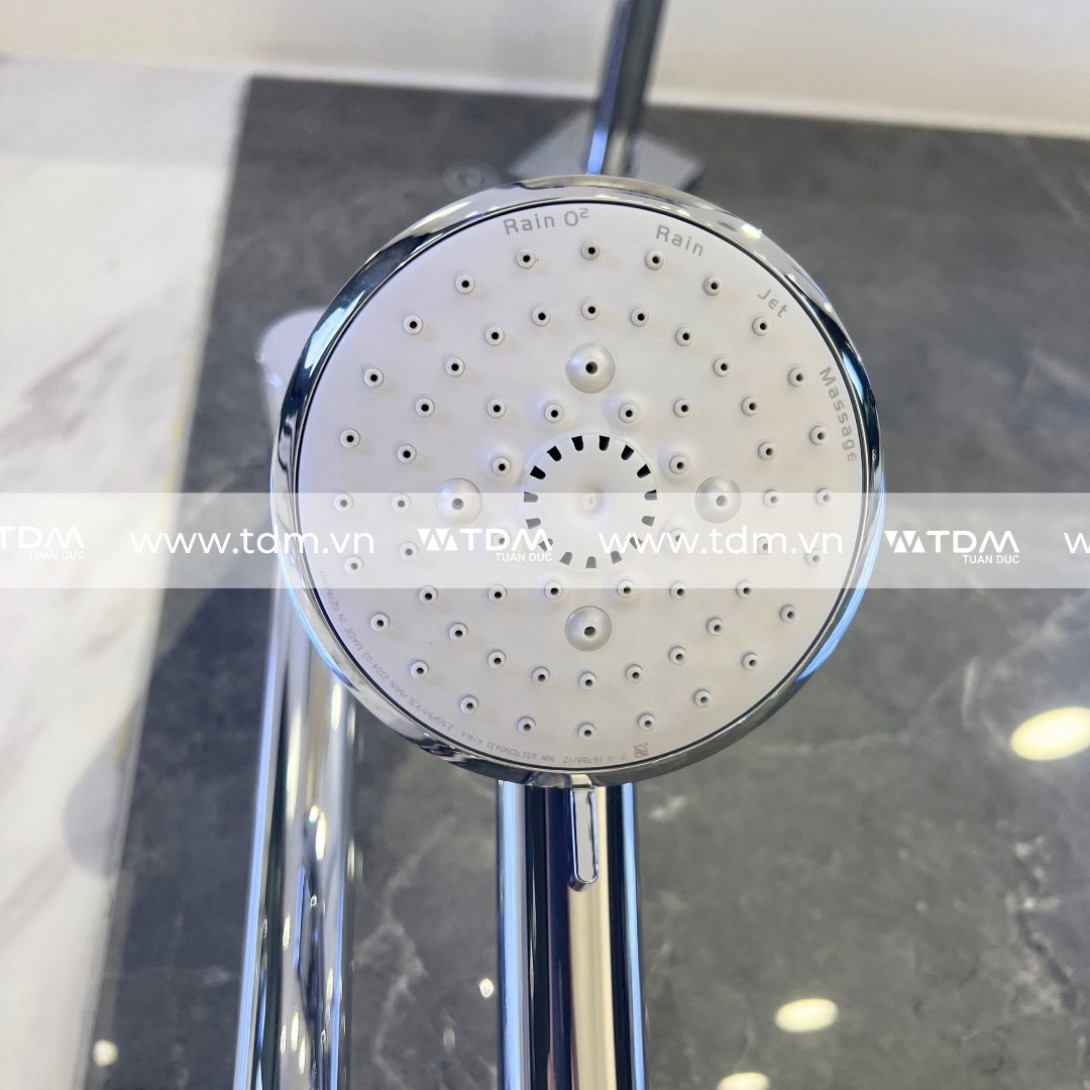 Tay Sen Grohe 27573002 Tempesta Cosmopolitan 100mm Massage 4 Chế Độ - Ảnh 6